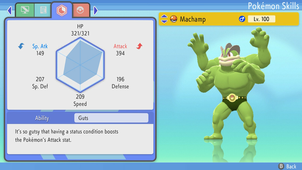 Shiny Machamp 6IVs Pokemon BDSP