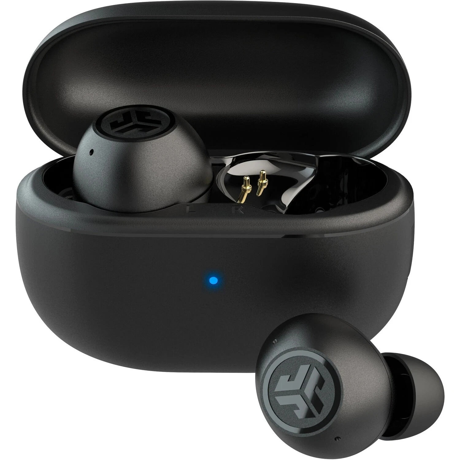 JLab Go Pop ANC True Wireless Earbuds , 24+ Hr Playtime, Bluetooth - Black - New