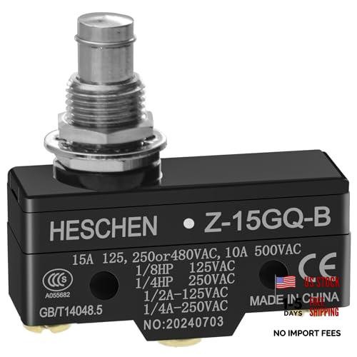 General Purpose Micro Switch Z-15GQ-B, Panel Mount Plunger, Medium OP, 3