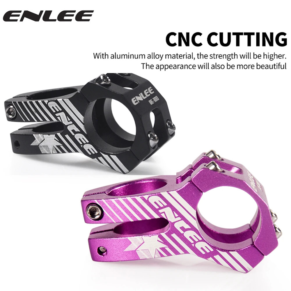 MTB Bike Stem 31.8x45mm Aluminum Alloy Short Handlebar Road Downhill