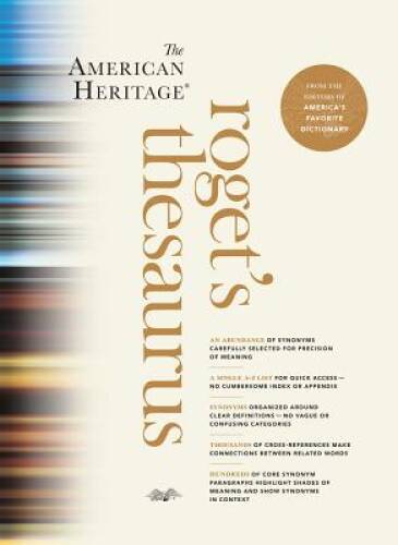 The American Heritage Roget's Thesaurus - Hardcover - VERY GOOD
