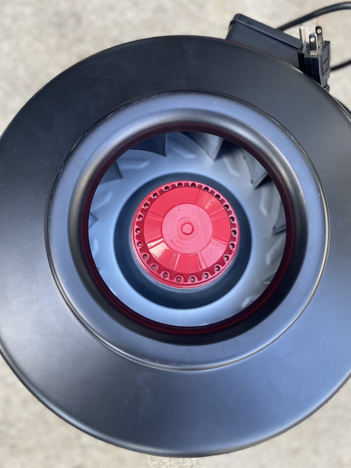 Hydroplanet 8" Inline Duct Ventilation Fan - Black
