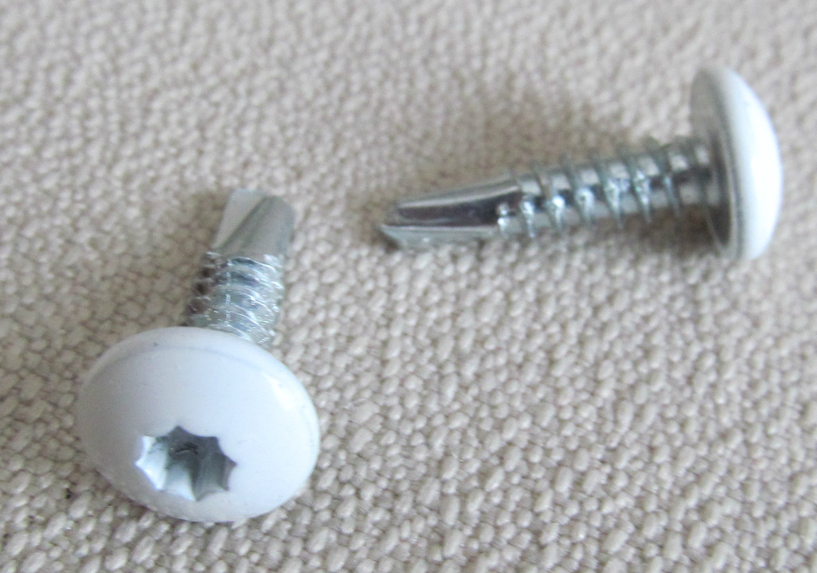 Lot Of 1000 White 3/4" Cargo Utility RV Toy Trailer Exterior Self Tapping Screws