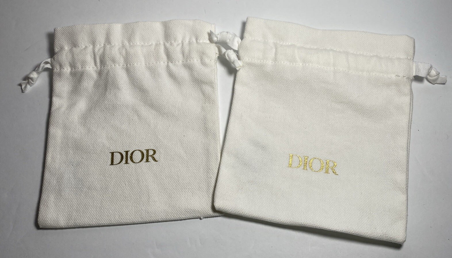 Christian Dior Collectors Dust Bag - Mulituse Pouch Storage Rare Set Of 2