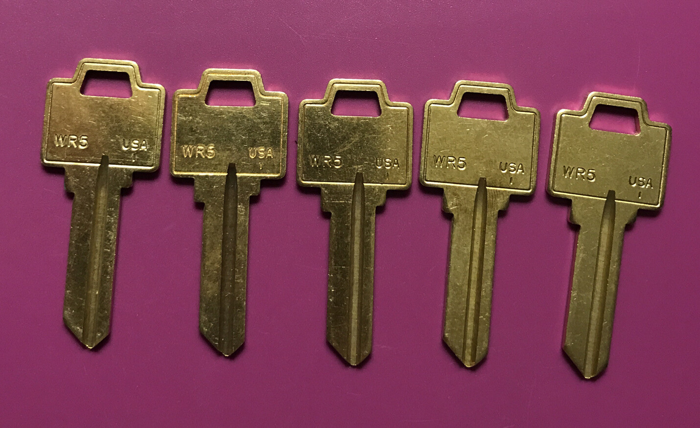 WR5   Key Blanks for Weiser              Lot of 5                   [KB6]