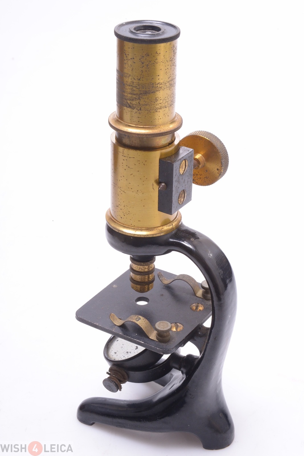 ✅ UNBRANDED SMALL BRASS MICROSCOPE 18CM, 7 INCHES TALL