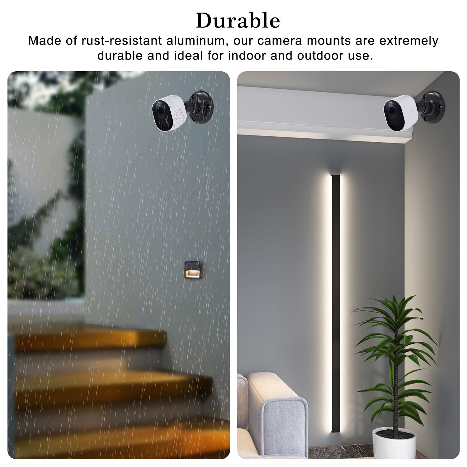 4 Pack Camera Wall Mount Bracket Adjustable Outdoor Indoor for Arlo Pro Security