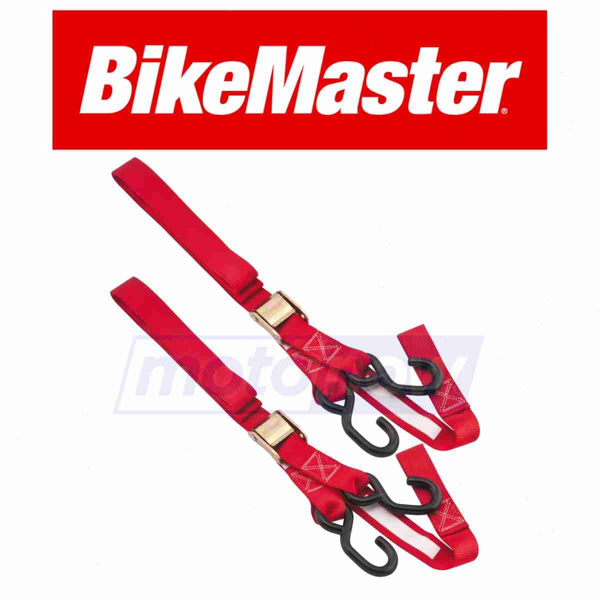 BikeMaster 100516 1.5in. Integrated Tie Down for Security & Covers Tiedowns qx