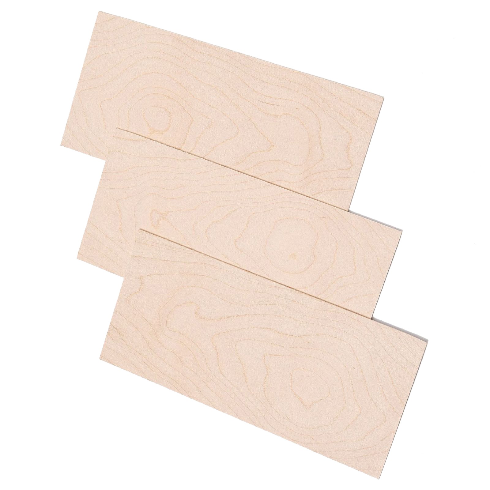 3Pcs Maple Guitar Veneer Guitar Head Veneer Shell Sheet Headplate For Luthier n