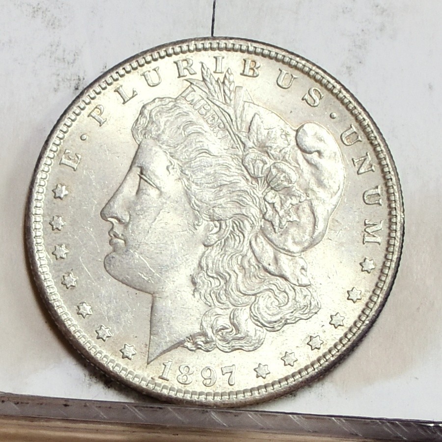 1897-S Morgan Dollar - Unc (#61283-L)