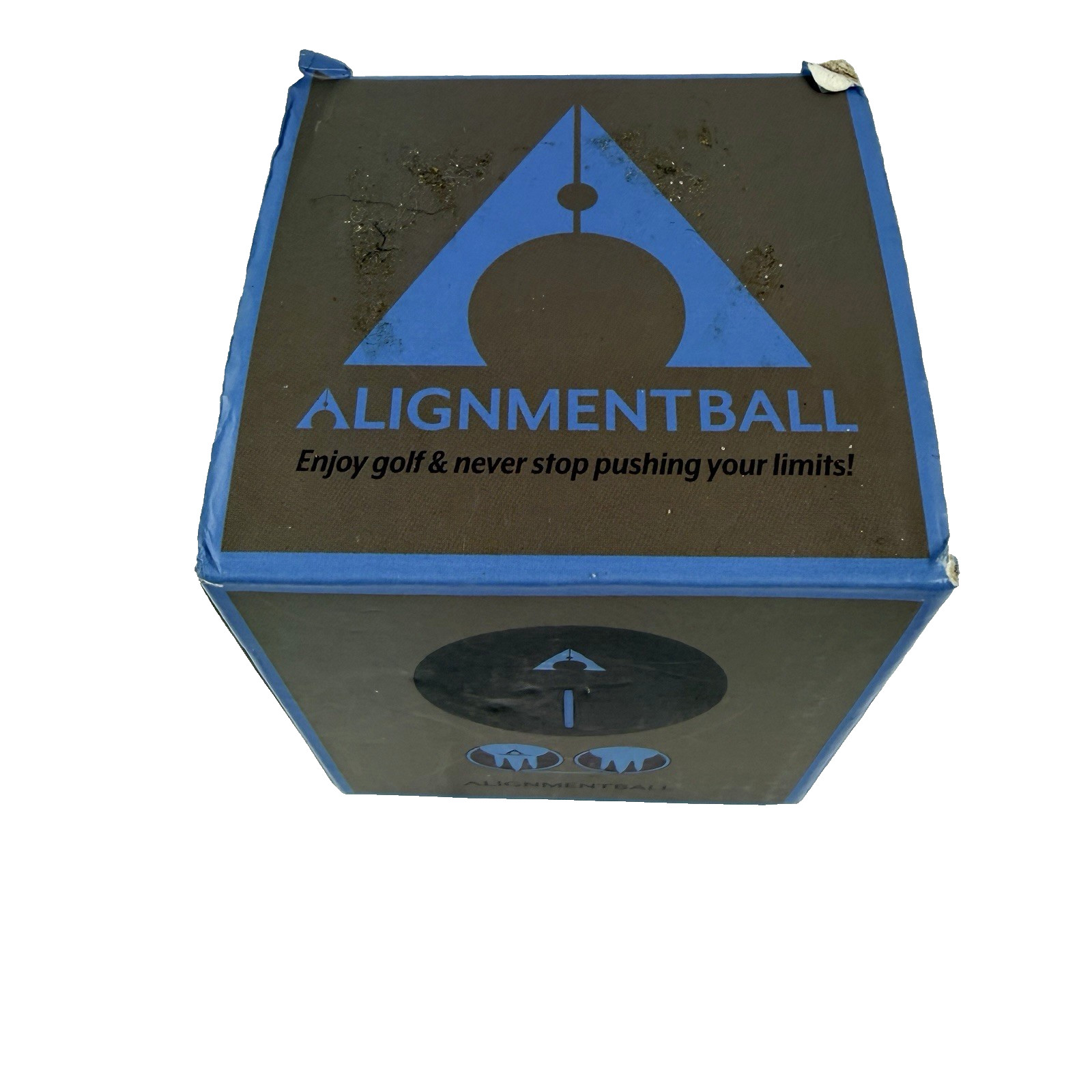 Alignment Ball Golf Putting Training Aid  Black Blue