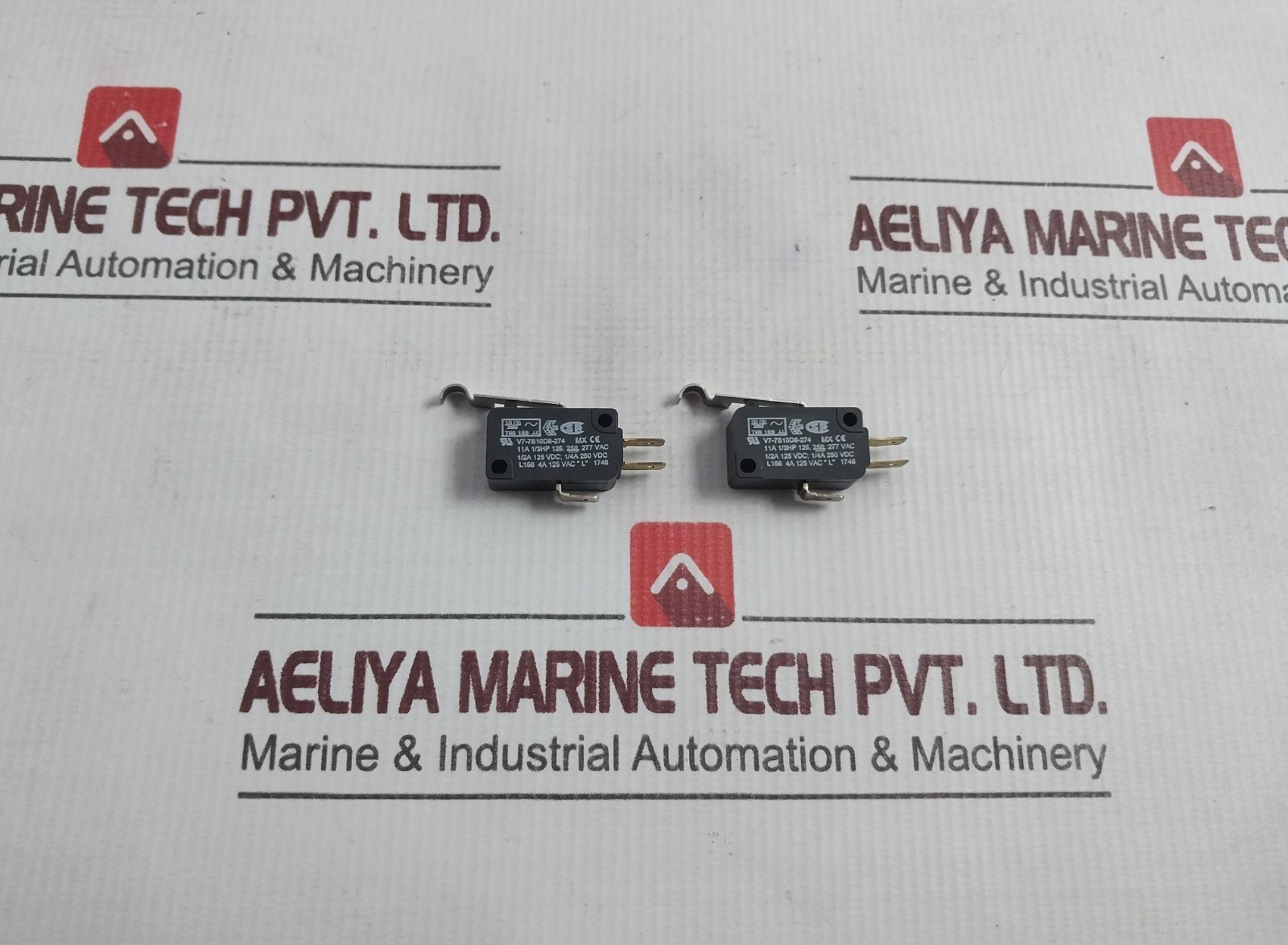 Lot of 4X HONEYWELL V7-7B10D8-274 Microswitch 250V DC