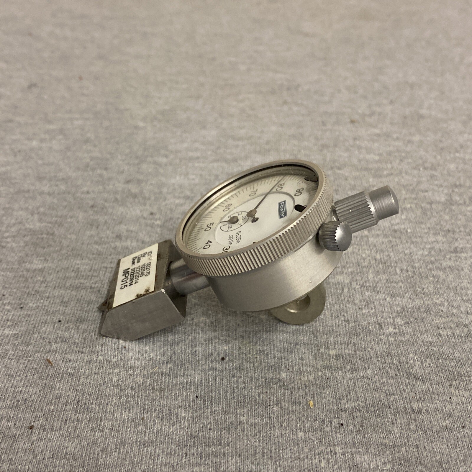 Fowler ADG Dial Indicator w/ 0-0.250" Measuring Range