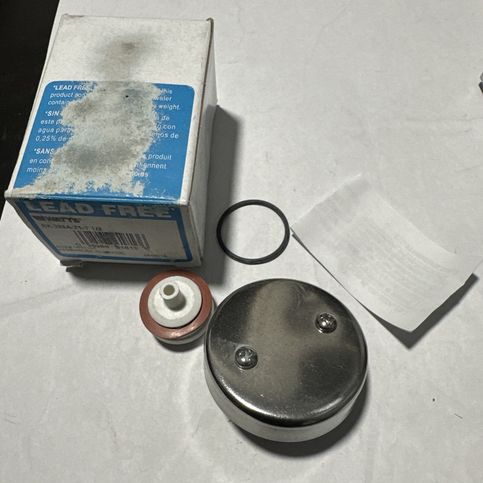 WATTS. P/N: 0887165. RK288A Z1 T 1/2"  REPAIR KIT FOR 288A VACUUM BREAKER