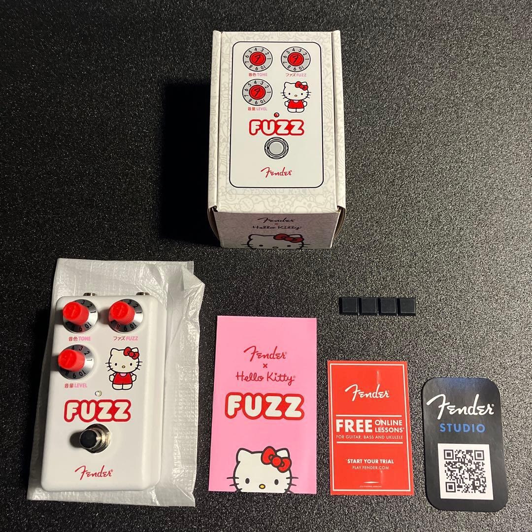 Fender x Hello Kitty Fuzz Guitar Effect Pedal White Limited Edition Compact FX
