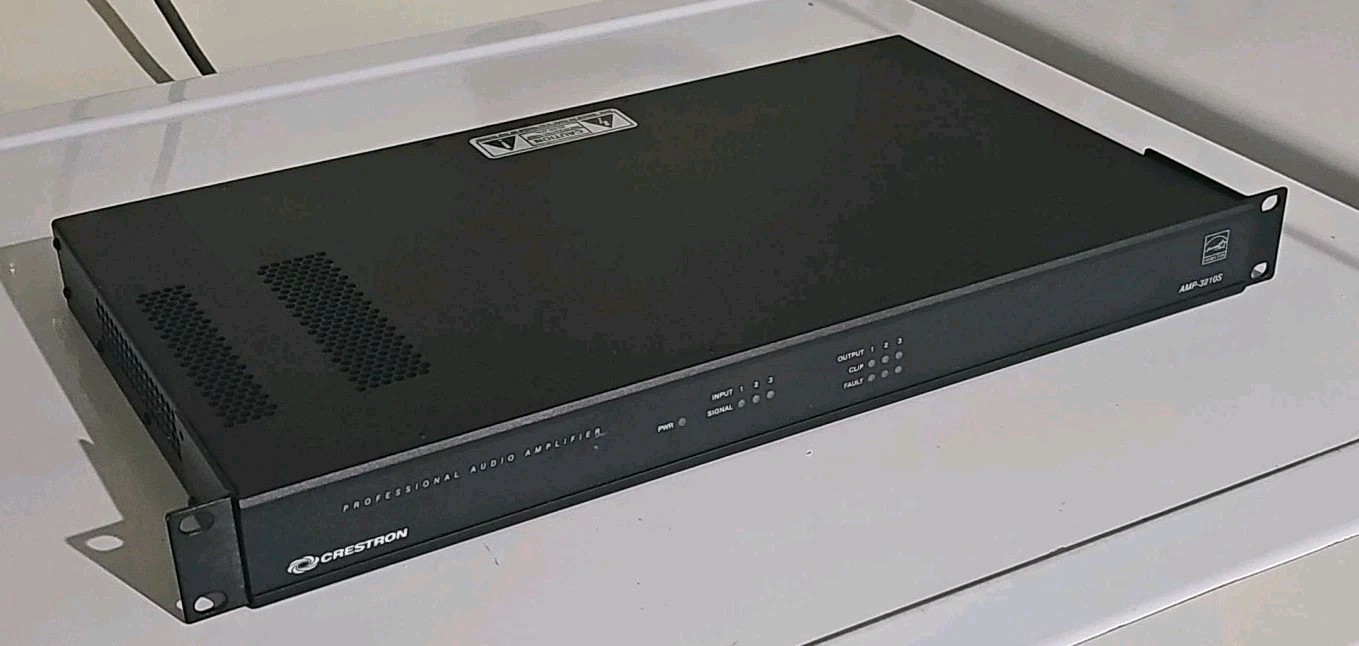 Crestron AMP-3210S Commercial Amplifier 3x210W Commercial Power Amplifier, 4/8