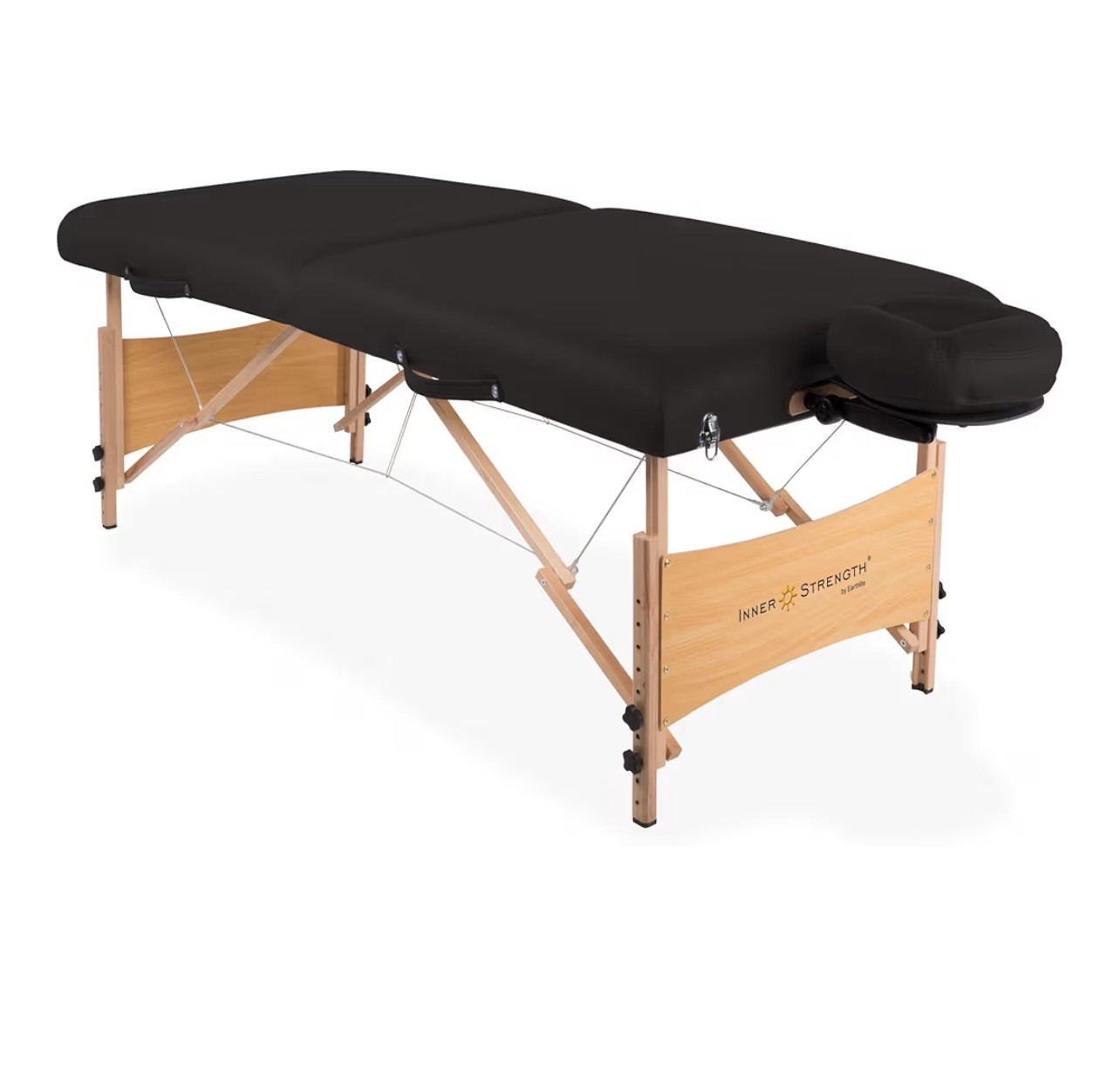 Inner Stretch Portable Folding Massage Table - Black (recovery For Athletes)