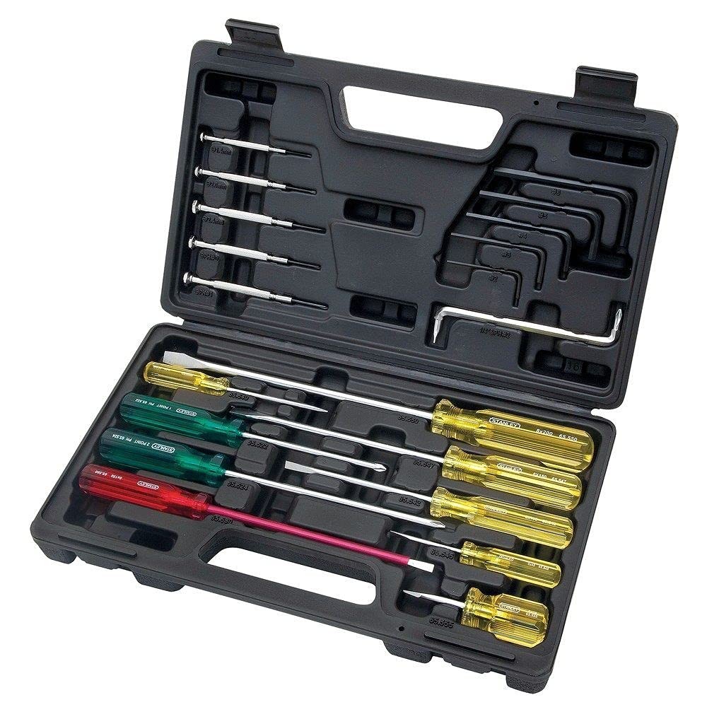 Stanley Acetate Handle Screwdriver 20-Pieces Set