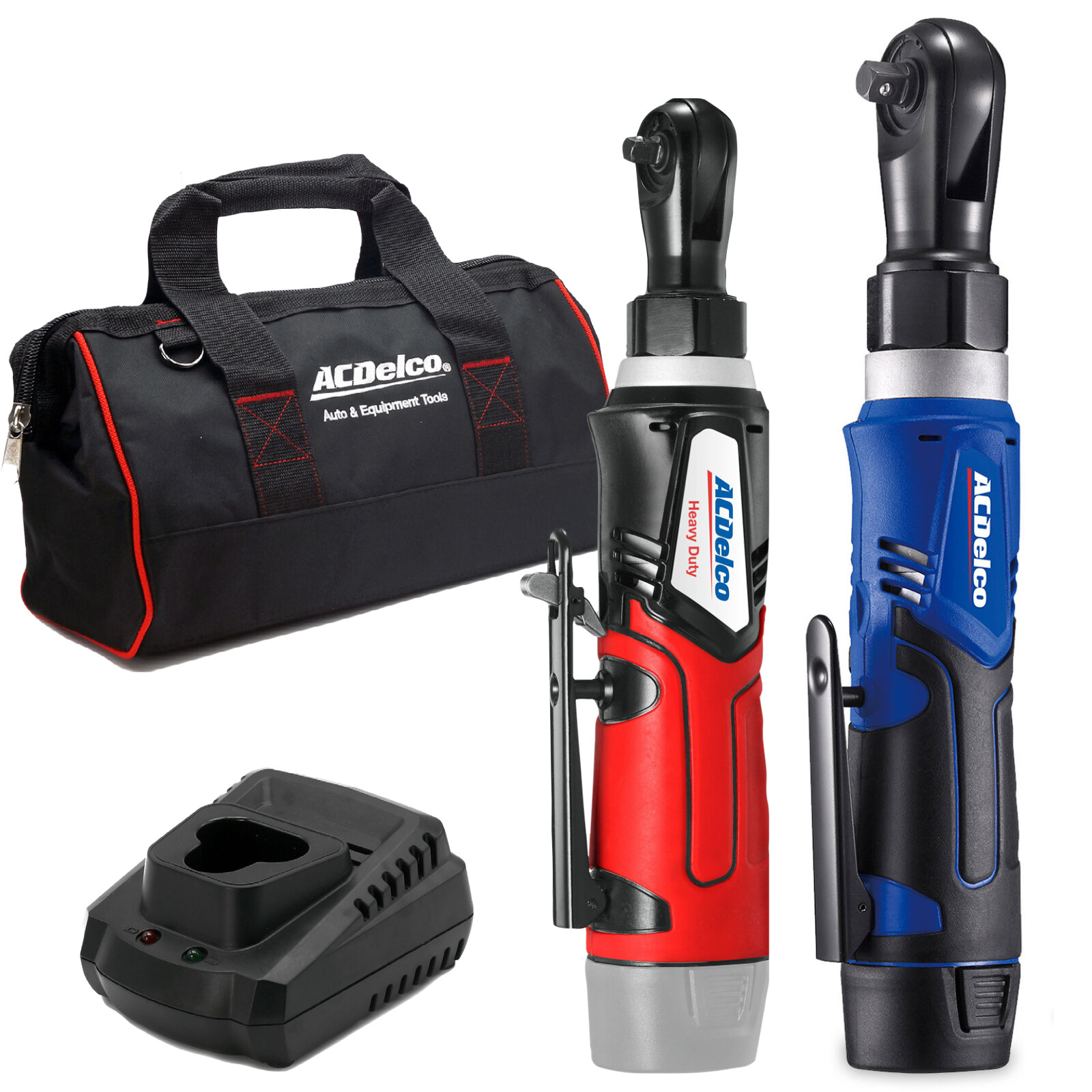 ACDelco ARW1209-K9 G12 Series 12V 1/4" & 3/8" Ratchet Wrench Combo Tool Kit