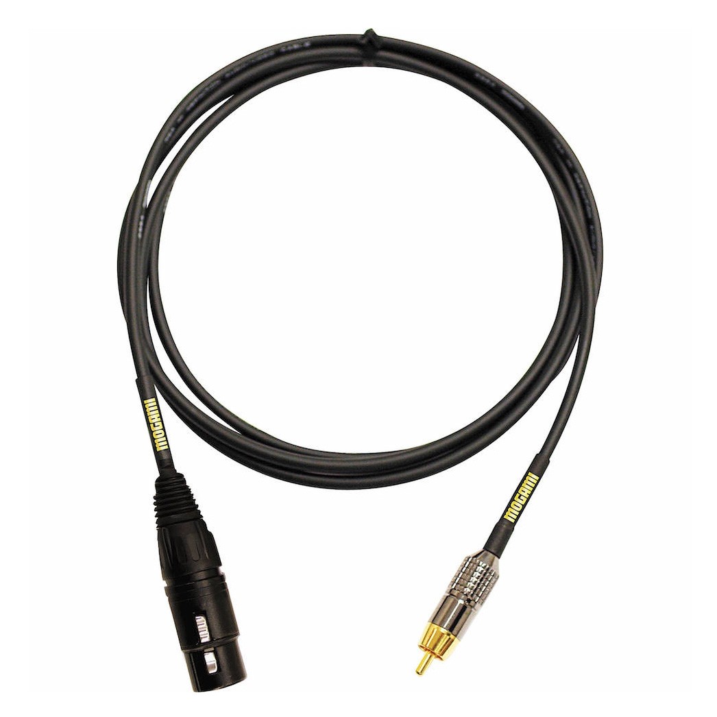 Mogami Gold XLR Femal to RCA Studo Audio Cable with Gold Contacts - 6'