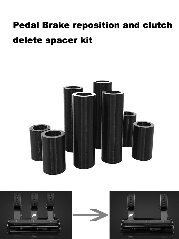 Brake Reposition And Clutch Delete Spacer Kit For Fanatec Clubsport V3 Pedal