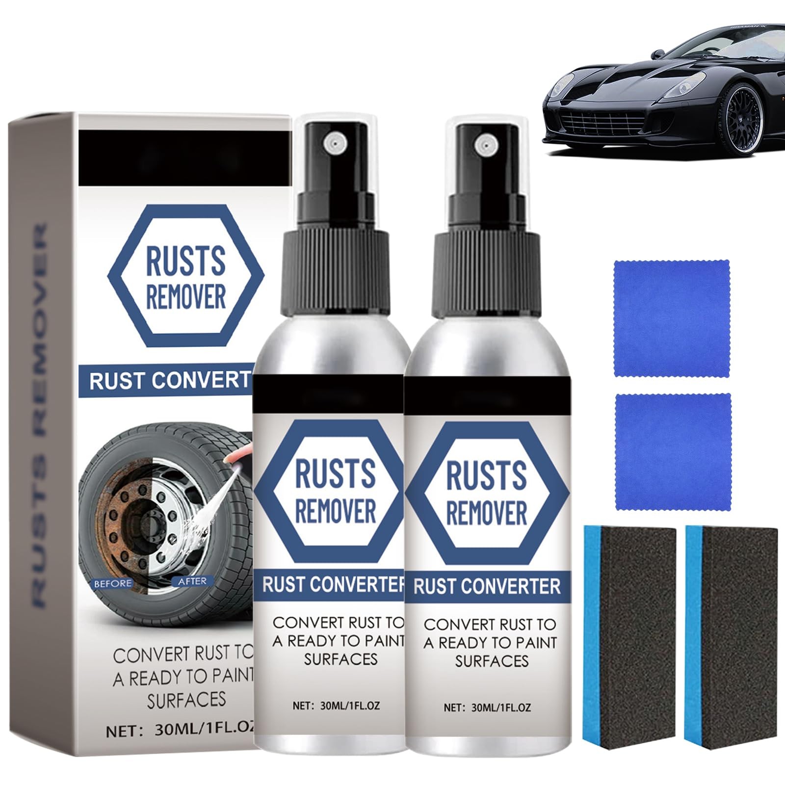 Rust Remover for Metal - Nexa Spray, 0.53 Ounce (Pack of 2)