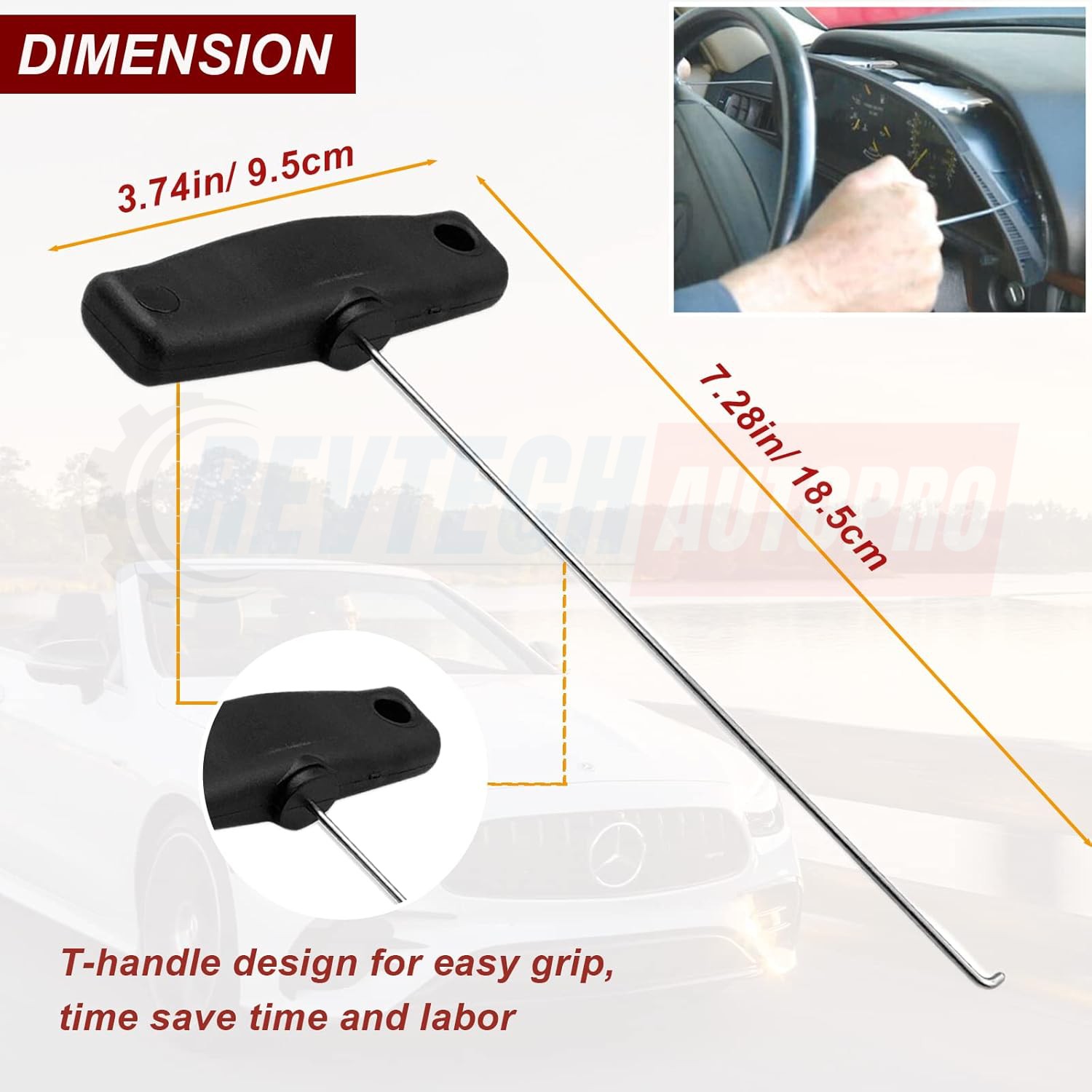 Instrument Cluster Removal Pulling Hook Tool For Mercedes Benz C-Class E-Class