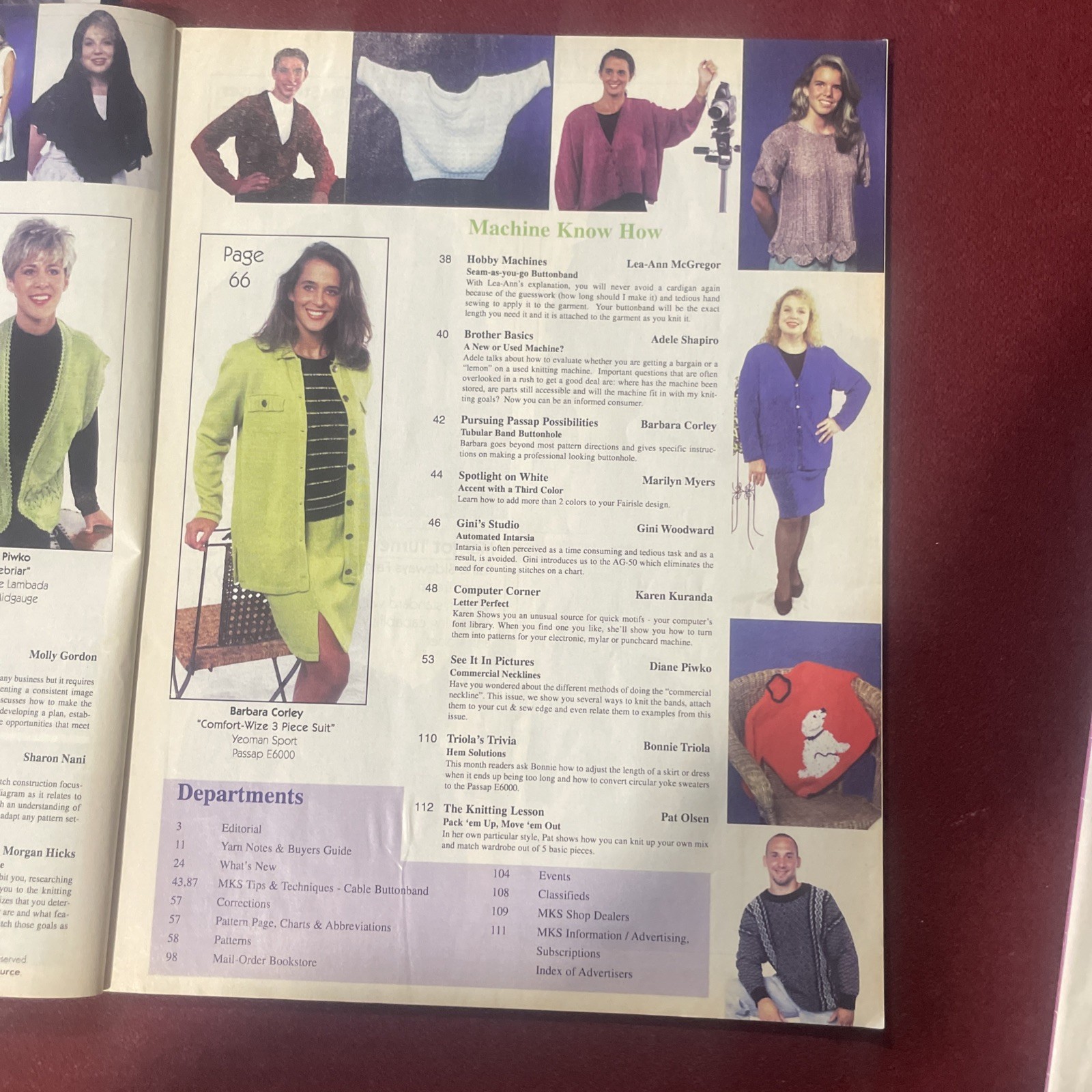 5 Knitting Machine Knit Magazines 1990 -2003 #3