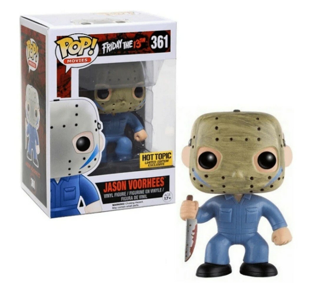 Friday The 13th Jason Voorhees W Hockey Mask Exclusive Funko Pop! Vinyl Figure