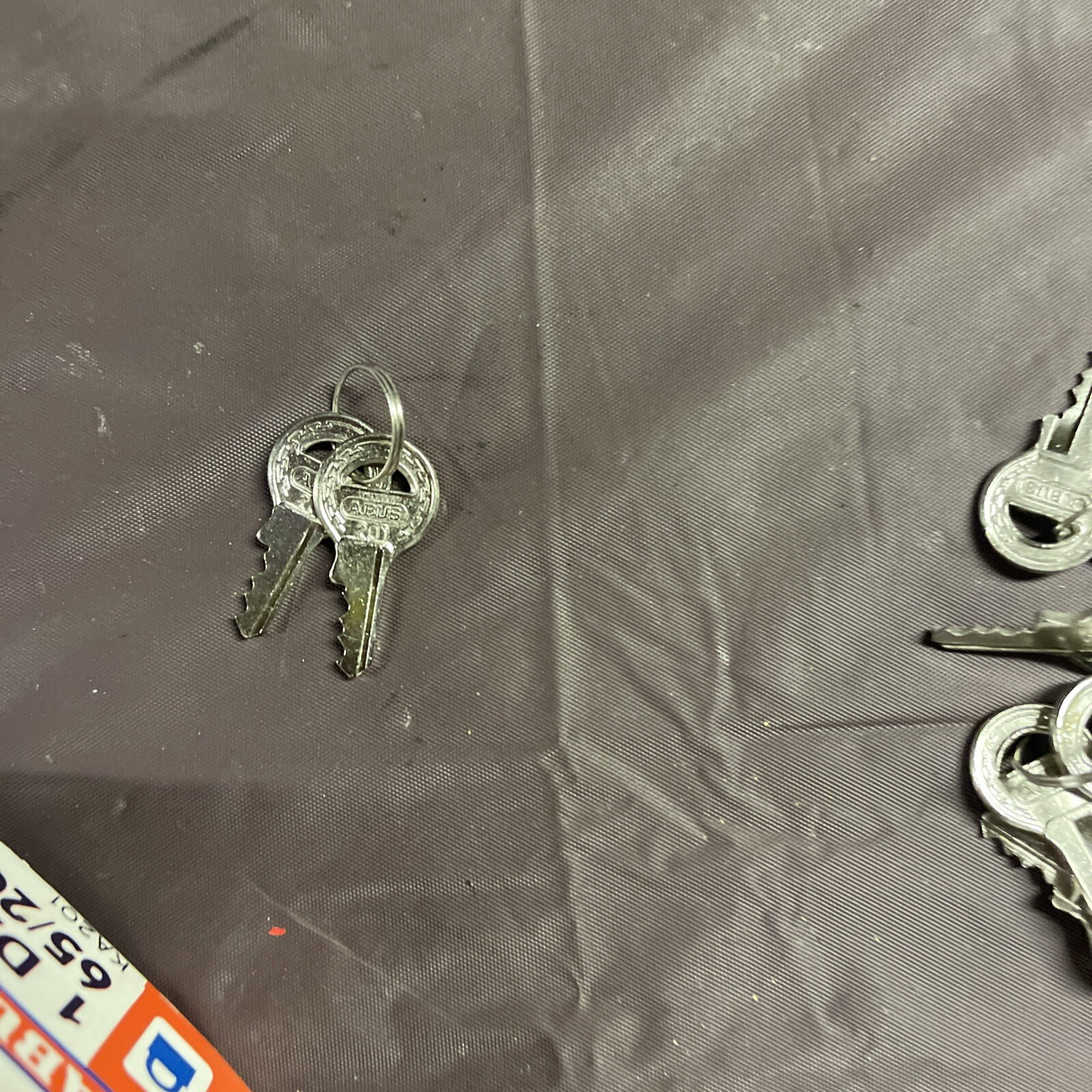 ABUS Mechanical Replacement 201 Keys For 65/20 20 mm Brass Padlock New