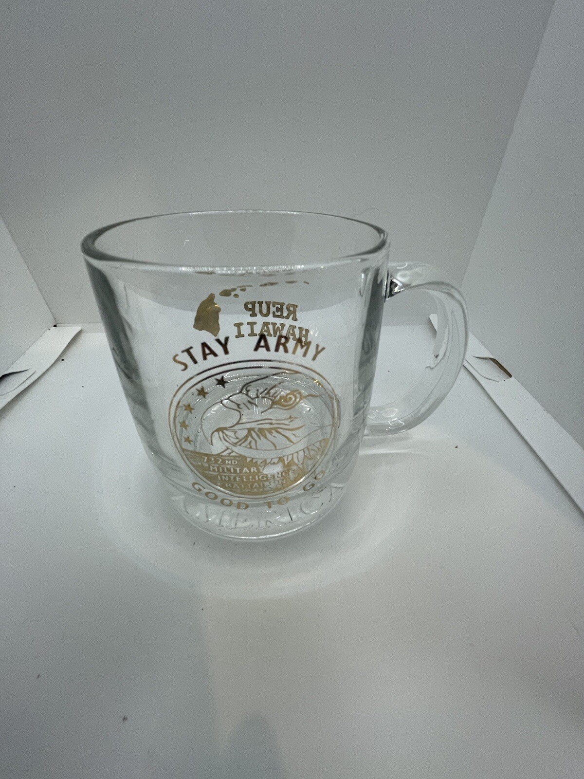 Army Coffee Mug Re-enlistment Hawaii Coffee Cup 732nd Militarily Intelligence