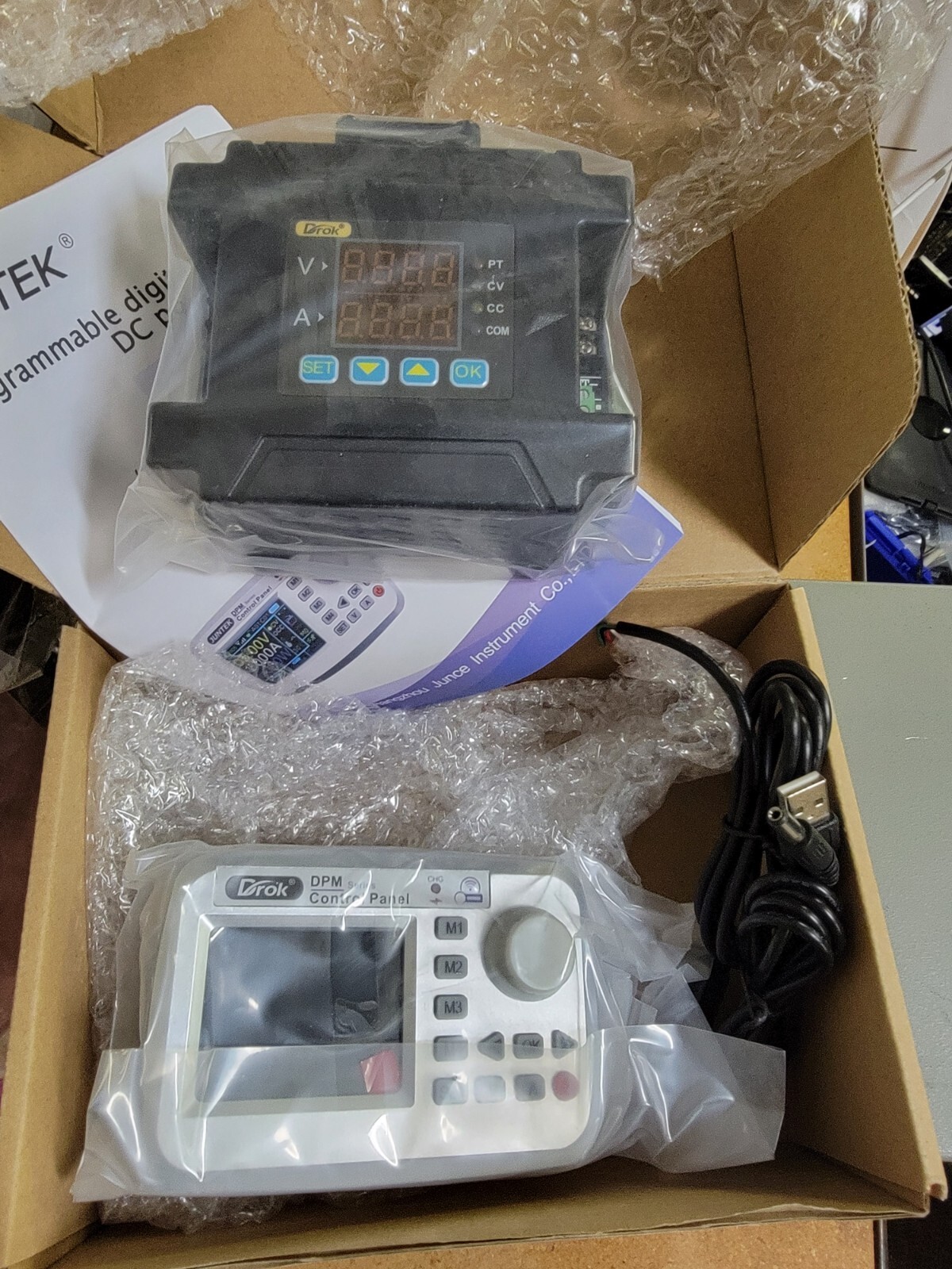 JUNTEK DPM8600 Constant Voltage Current DC-DC Step-down Power Supply w RF Remote