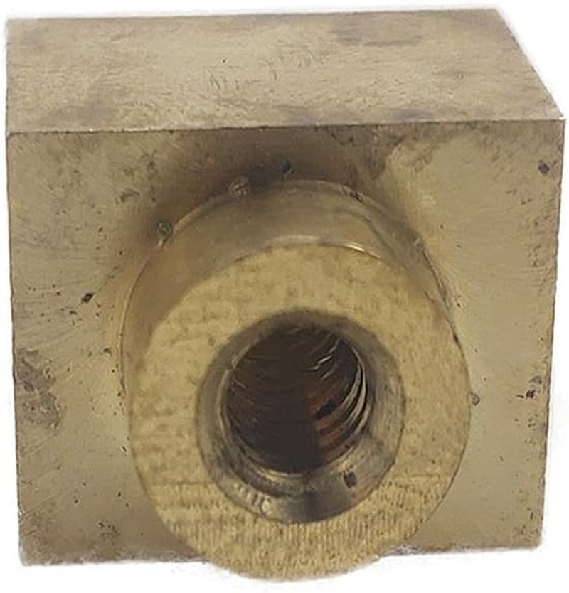 Crossfeed Nut for Craftsman & Atlas Lathes, Brass, ACME 3/8" X 10 Left Hand Thre