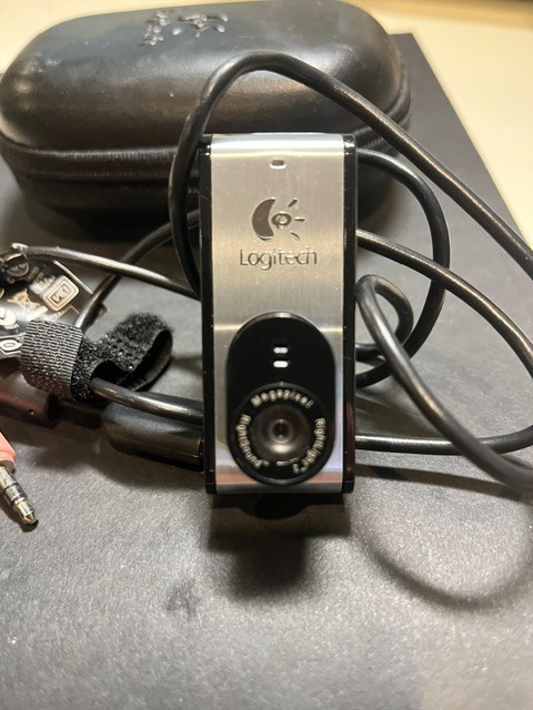 logitech rightlight megapixel Web Camera And Ear Piece With Case