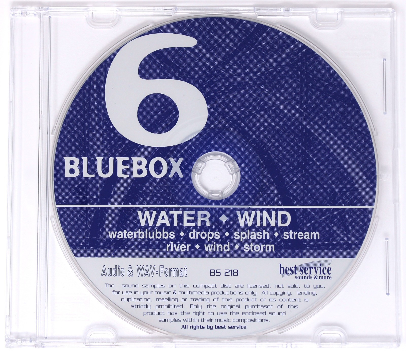 Best Service Blue Box Sound Effects Sample Library/Sampling 17 CD Set