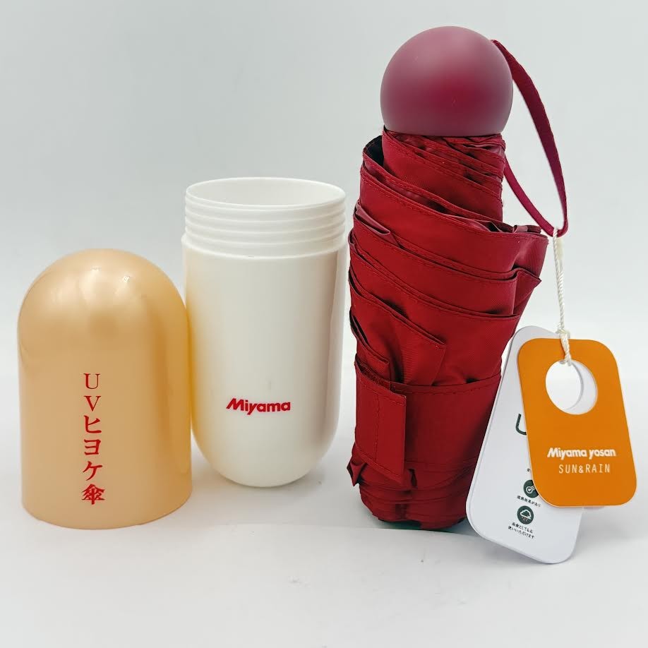 Miyama Yosan Sun & Rain UV Umbrella Wine Red Color 日本UV防曬防雨洋傘