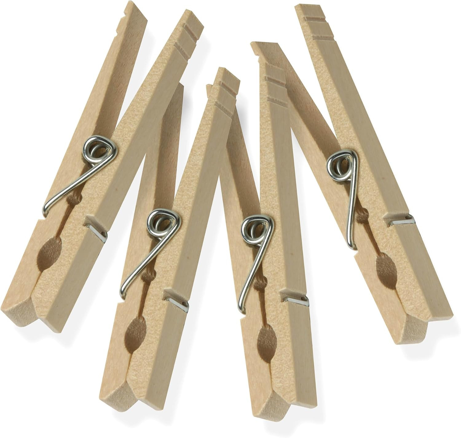 Clothespins Wooden Heavy Duty Strong Grip Pins Drying Clothes Crafts Wood