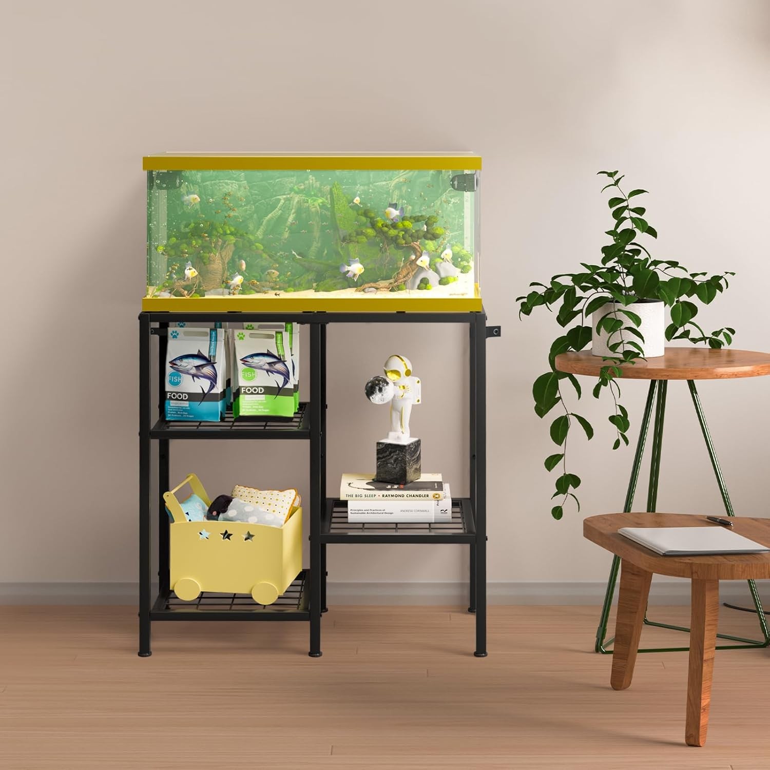 3 Tier Heavy Duty Aquarium Stand 20 Gallon Metal Fish Tank Stand Aquarium Rack