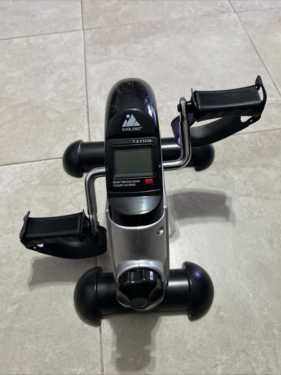 Evoland Mini Exercise Bike Pedal Leg Arm W/ LCD Display Home Exercise Portable