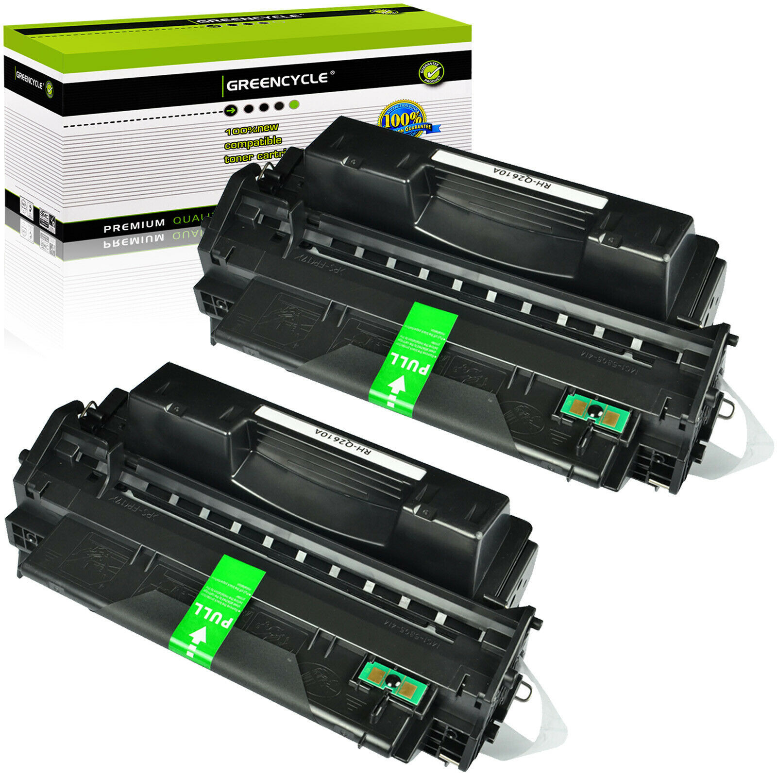 2PK Q2610A 10A Toner Cartridge Compatible For HP Laserjet 2300N 2300D 2300DN