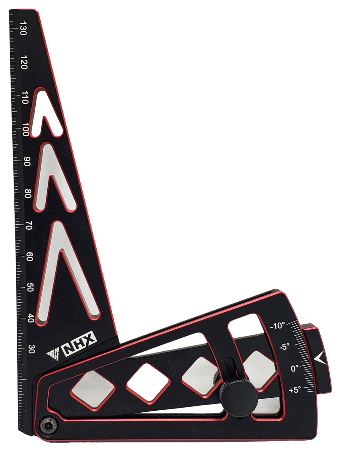NHX RC Aluminum Suspension Ride Height & Camber Gauge Tool 1/8 1/10- Red