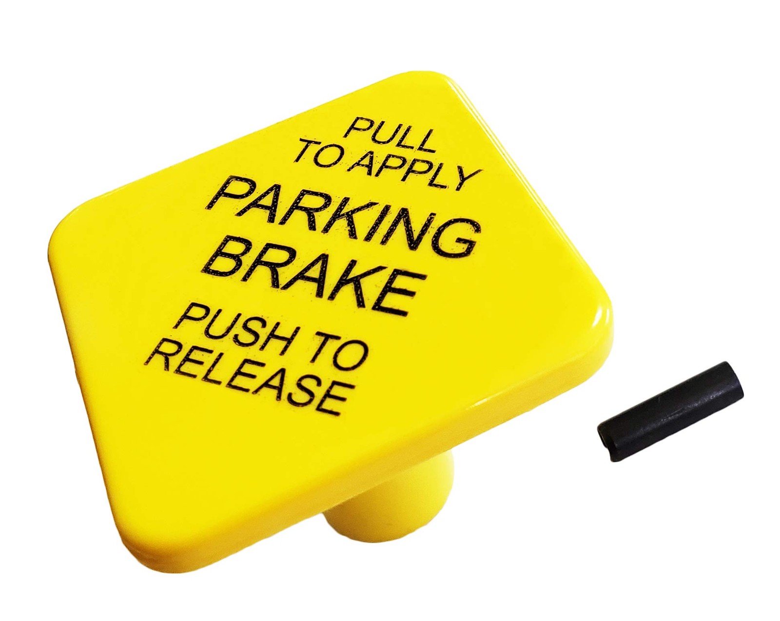 Torque Yellow Parking Brake Valve Knob with Roll Pin for Dash Brake Control