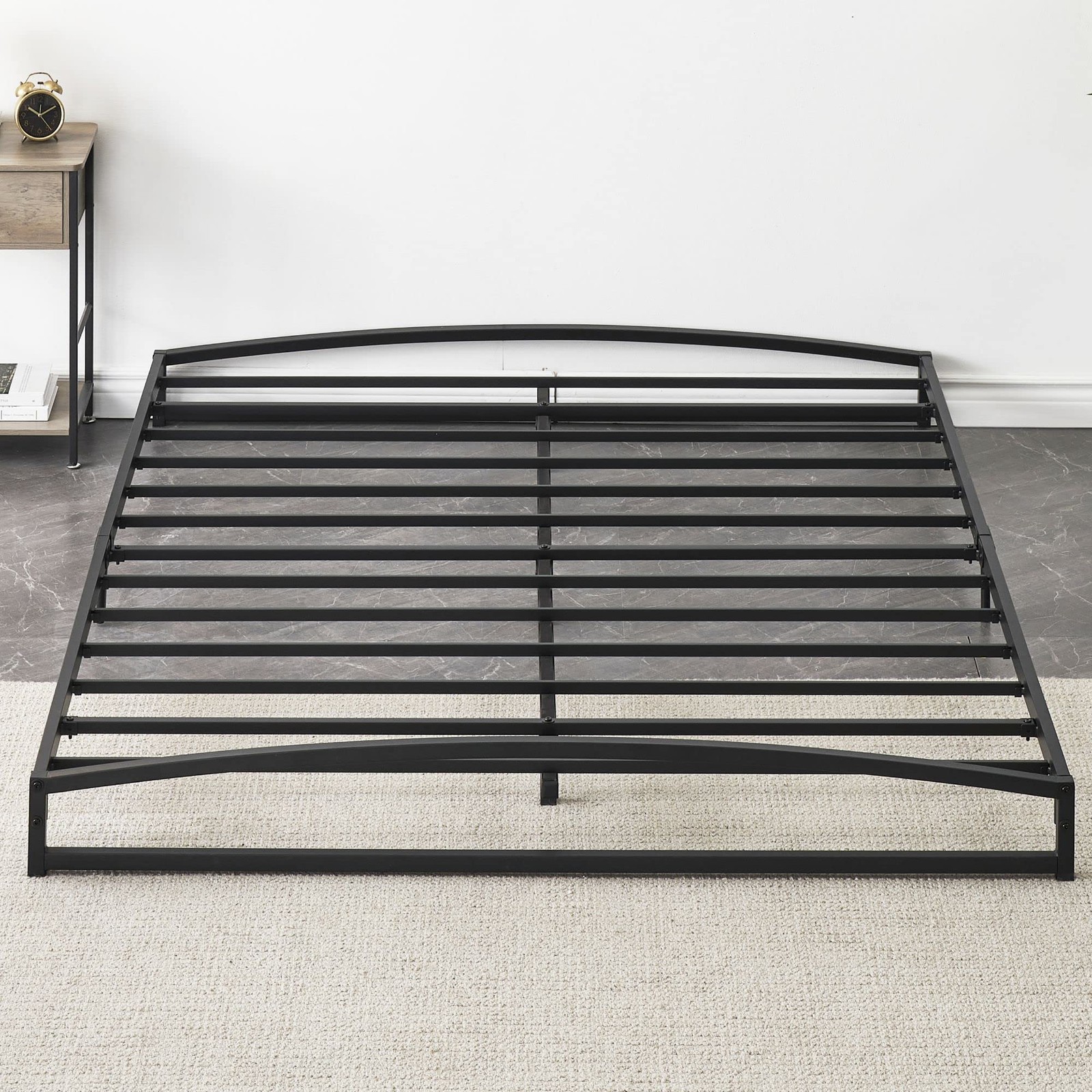Twin/Full/Queen Size Bed Frame 6"/10" Metal Platform Bed Frame W/Storage Heavy D