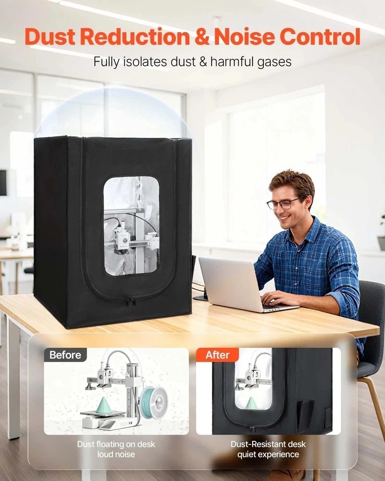 3D Printer Enclosure, Dustproof Waterproof Oxford Cloth 3D Printer Tent Constant