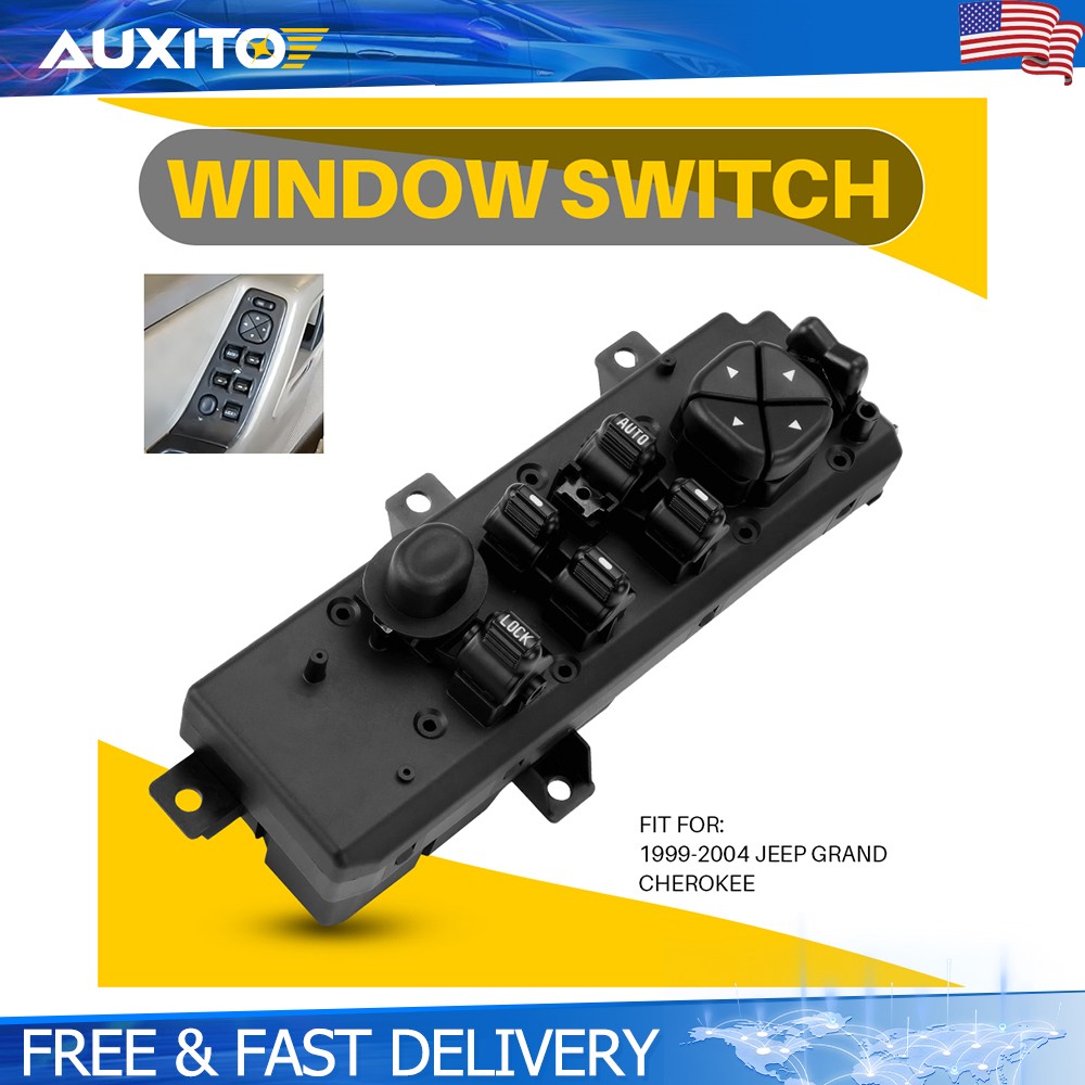 OEM Power Window Switch Fit 1999-2004 Jeep Grand Cherokee Left Front 55196389AC