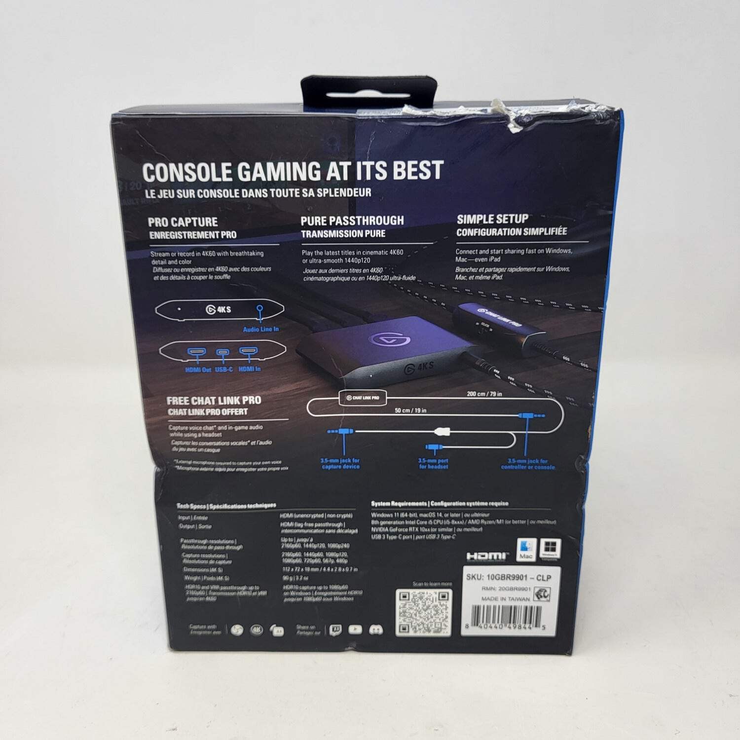 Elgato 4KS Capture Card 10GBR9901