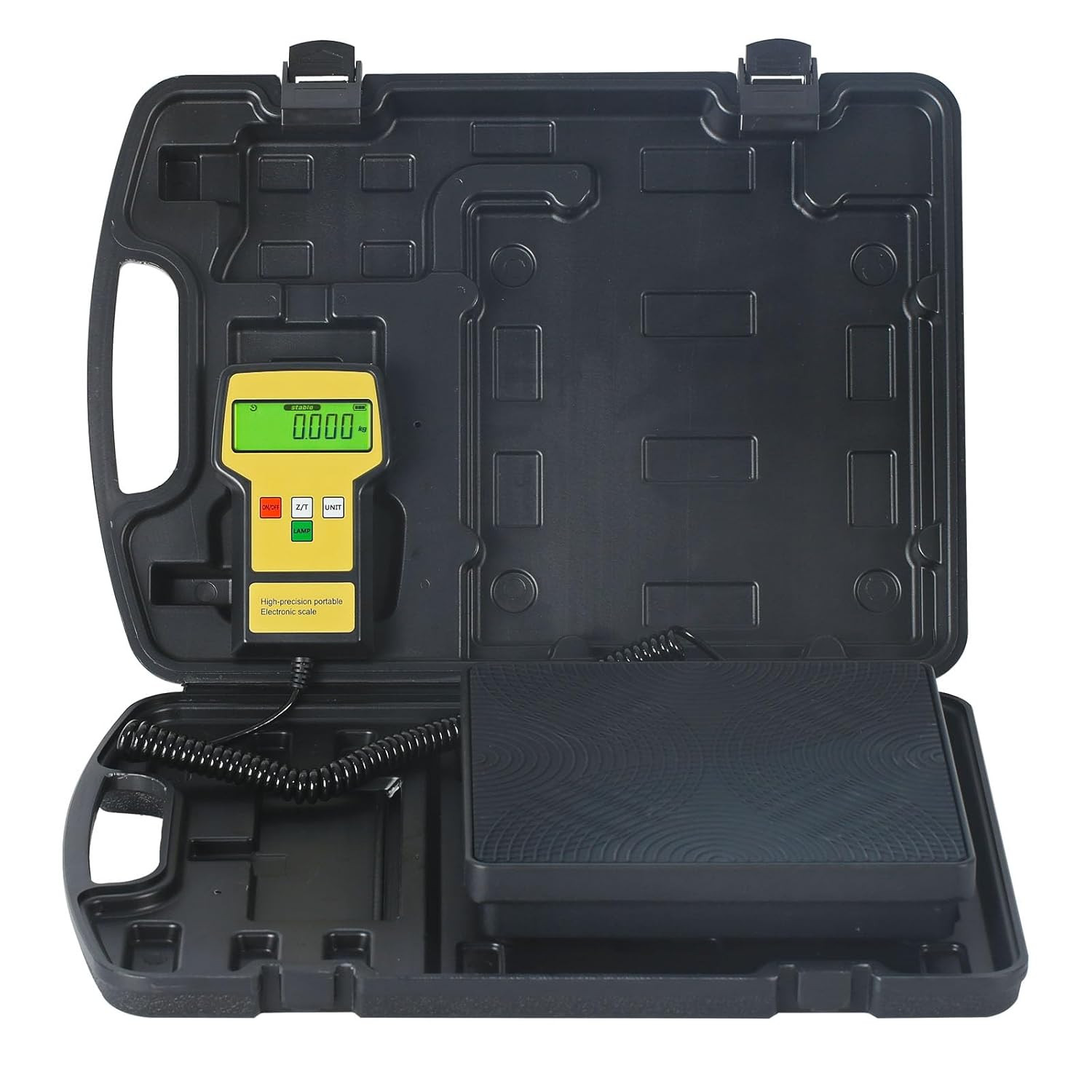 220LBS Electronic Digital Refrigerant Charging Weight Scale with Portable Case,