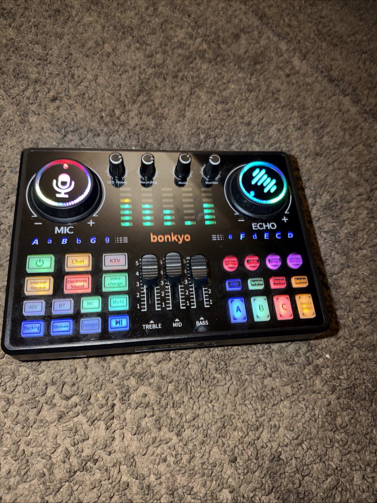 Bonkyo Dj20 Mini Mixer Rechargeable No Cables