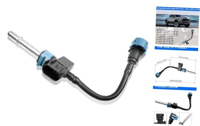 Fuel Injection Pressure Sensor Compatible with RAM 1500 2015-2018 1500 CLASSIC