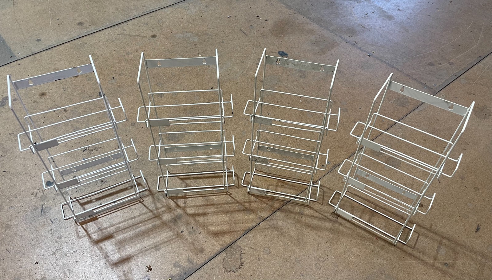 Vintage Old Unbranded Wire Retail Wall Merchandise Display Racks Snacks Candy